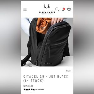 Black Ember Backpack - Citidel 18